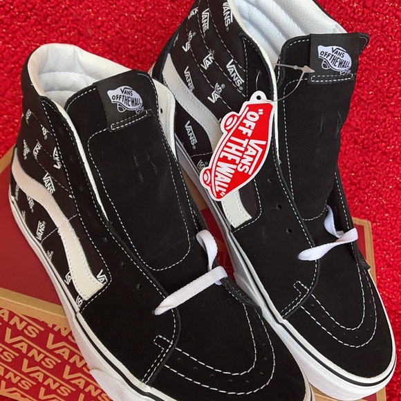 Vans Sk8-Hi Vans Black/True White MENS - Picture 7 of 16